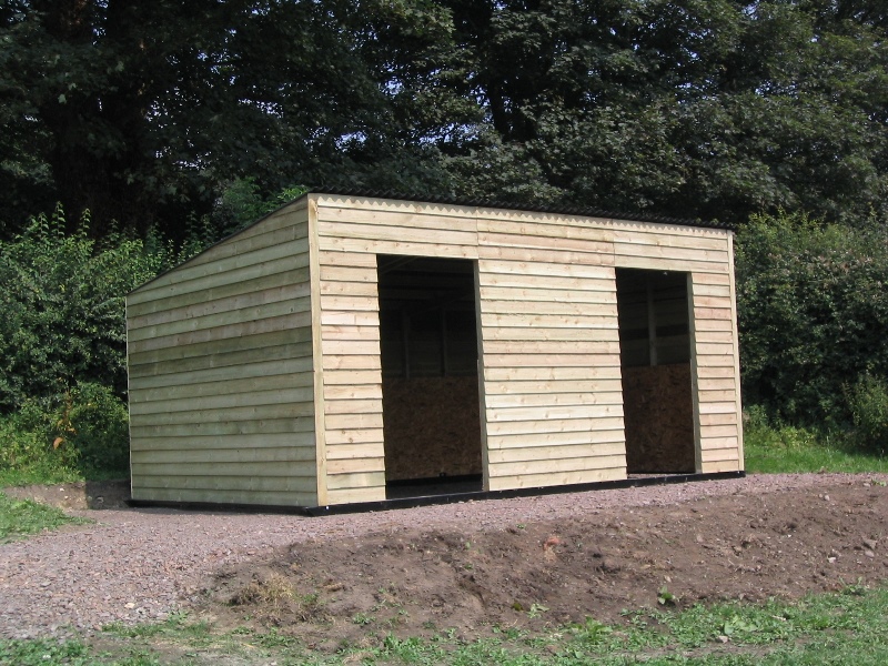 18ft x 12ft Mobile Field Shelter with Pent Roof 18ft x 12ft Mobile Field Shelter with Pent Roof
